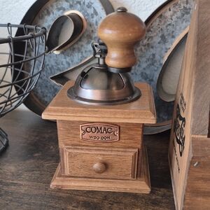 Vintage Wooden Coffee Grinder
